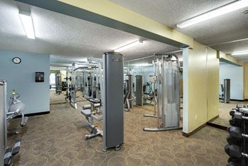 Fitness Room | Cedars Lakeside Apartments in Little Canada, MN